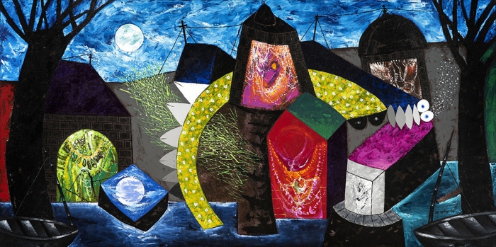 Moon in the Landscape 