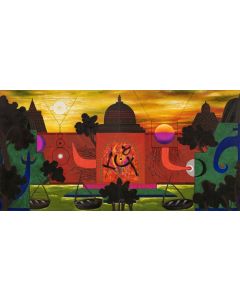 Magic of Sunrise to Sunset at Temple Festival