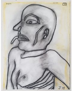Man with Protruded Tongue