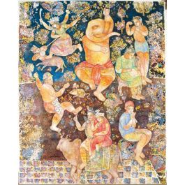 Ganesha Dancing for Shiva and Parvati