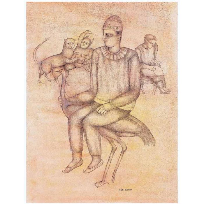 Maite Writing the Story of a Lonely Poet