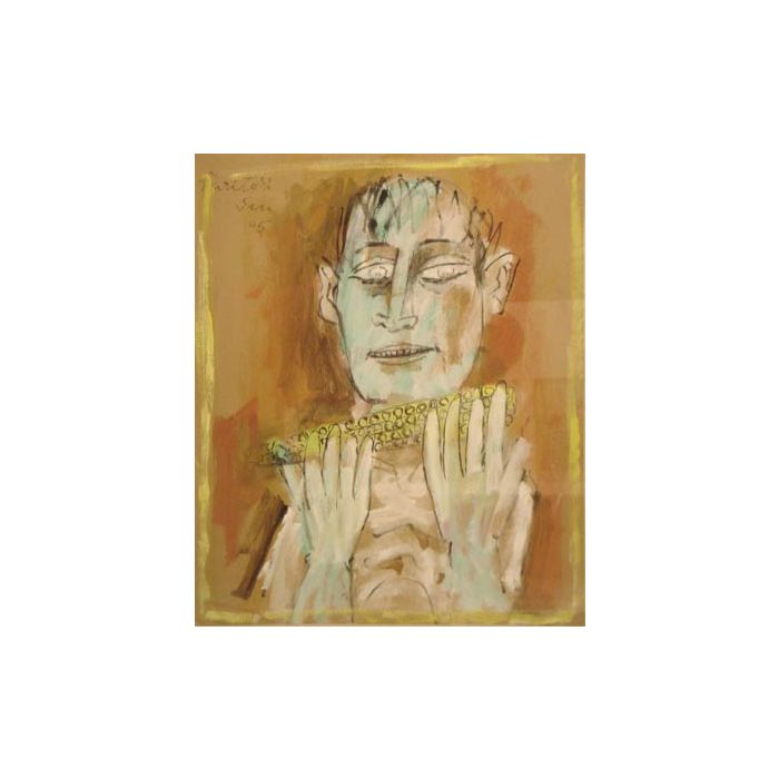 Blind Boy Eating Bhutta