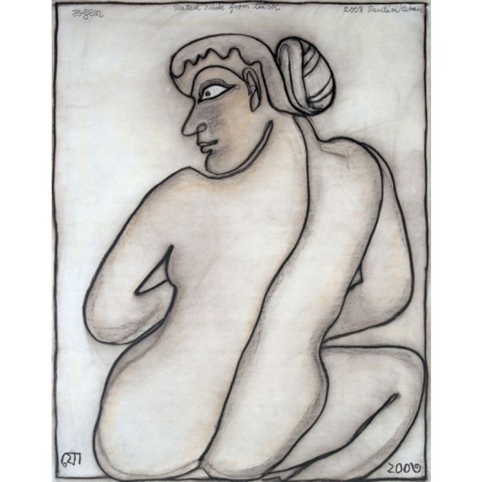 Seated Nude from Back