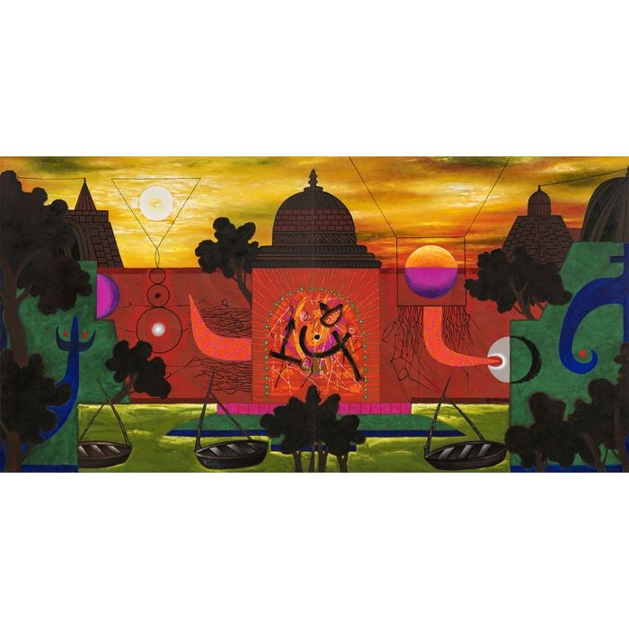 Magic of Sunrise to Sunset at Temple Festival