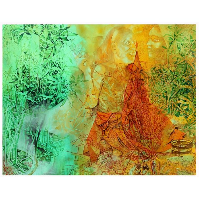 The Sage in a Enchanted Garden 