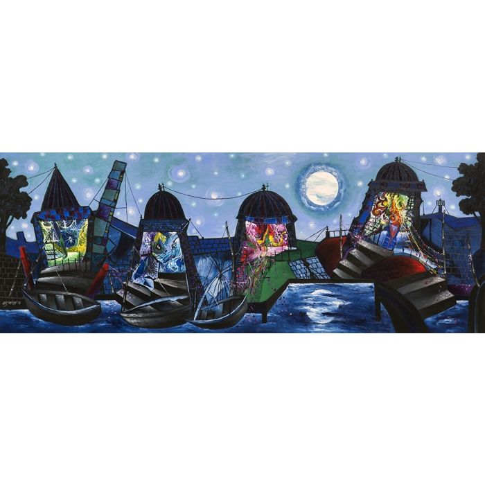 Moonlight Night at Banaras 