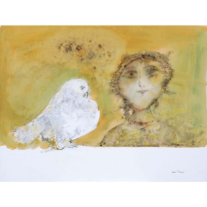 Young Girl with Pigeon 