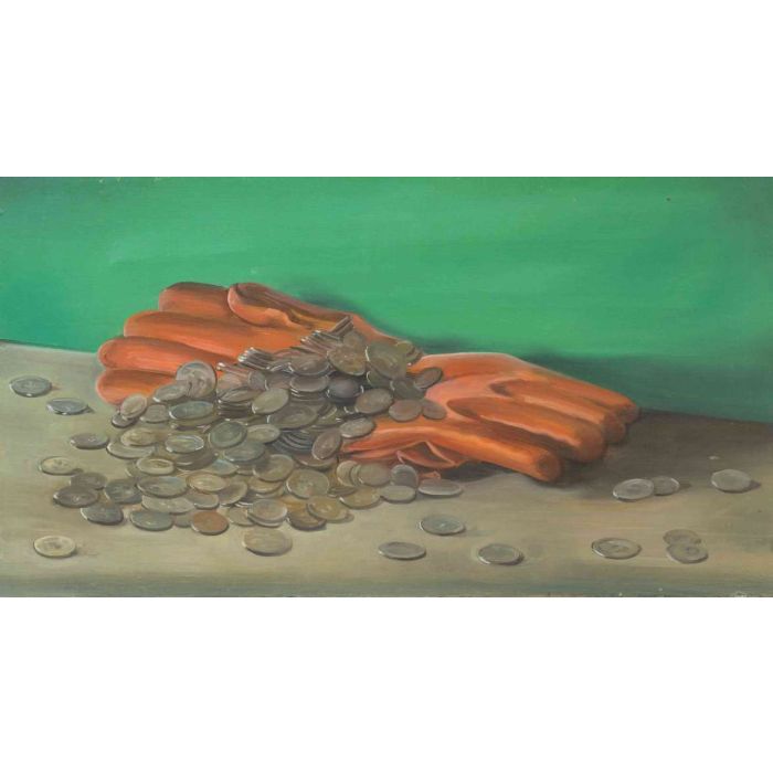 Coins and Rubber Gloves