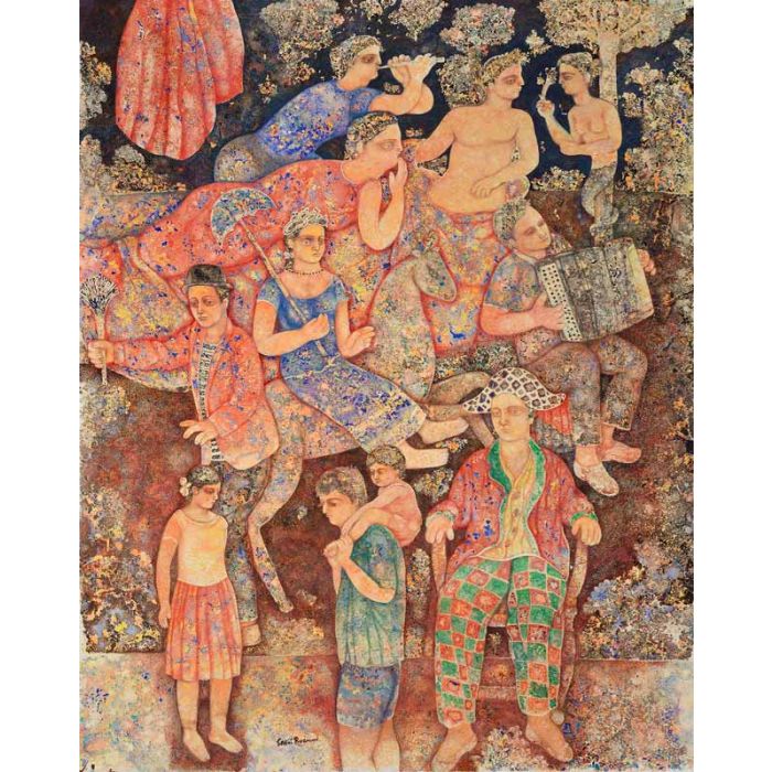 Harlequin with his Dream