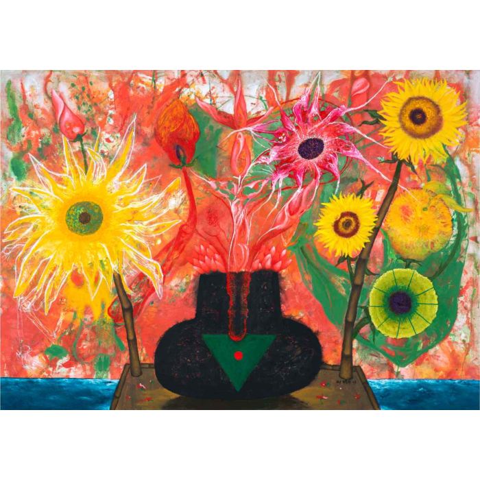 Sun Flower in the Kumbh